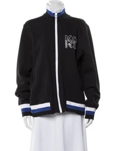 Pre-owned Michael Kors Bomber Jacket In Blue