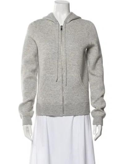 Pre-owned Michael Kors Bomber Jacket In Gray