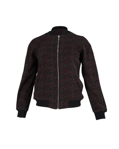 Michael Kors Bomber Jacket In Floral Print Polyester In Multi