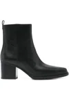 Michael Kors 380mm Pointed-toe Block-heel Boots In Black