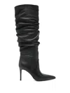 Michael Kors Slouchy Pointed-toe Boots In Black