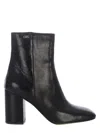 Michael Kors Square-toed Short Boots In Black
