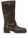 Michael Kors Bottes Crosby In Brown