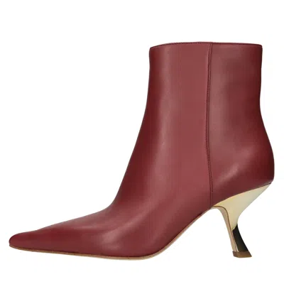 Michael Kors Boots In Burgundy