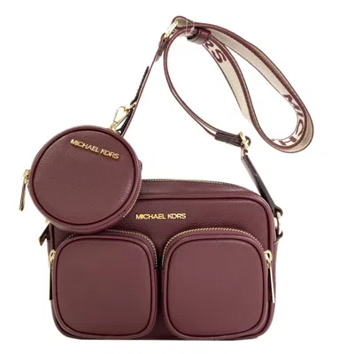 Pre-owned Michael Kors Bordeaux Leather Shoulder Bag ()
