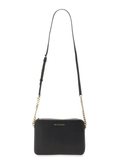 Michael Kors Borsa A Tracolla Jet Set Large In Black
