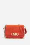 Michael Kors Borsa A Tracolla Parker Rame In Arancione