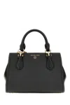 Michael Kors Medium Saffiano Leather Tote Bag In 001