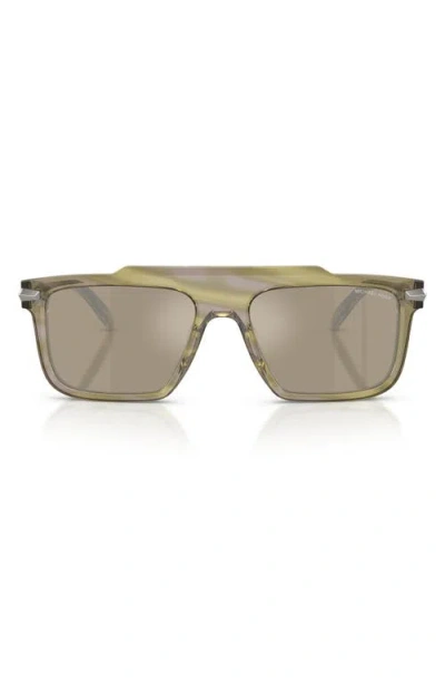 Michael Kors Boston 57mm Square Sunglasses In Purple