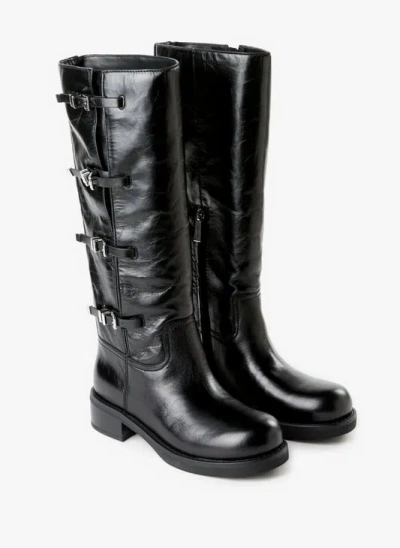 Michael Kors Bottes Darrington En Cuir In Black