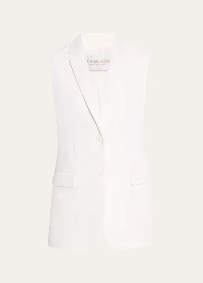 Michael Kors Boyfriend Vest In White