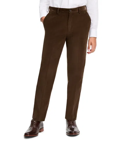 Michael Kors Kids' Boys' 4-20 Classic Corduroy Pants In Brown