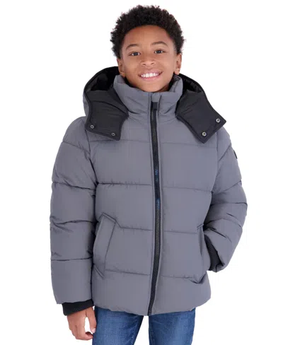 Michael Kors Kids' Boys' 5-20 Ripstop Puffer Jacket In Blue