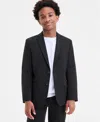 Michael Kors Boys 8-20 Knit Jacket In Black