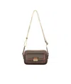 Michael Kors Bradshaw Extra-small Metallic Signature Logo Camera Crossbody Bag