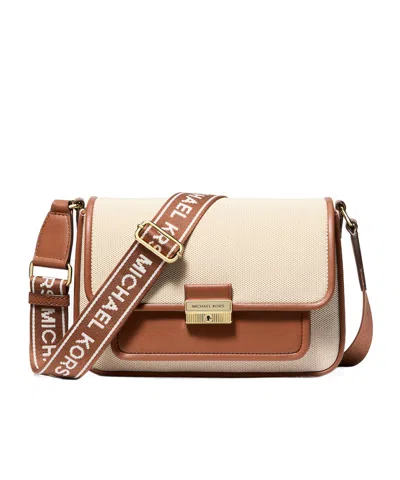 Michael Kors Bradshaw Medium Canvas Messenger Bag
