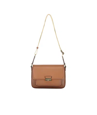 Michael Kors Bradshaw Medium Leather Messenger Bag