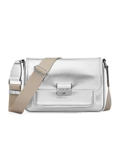 Michael Kors Bradshaw Medium Metallic Messenger Bag