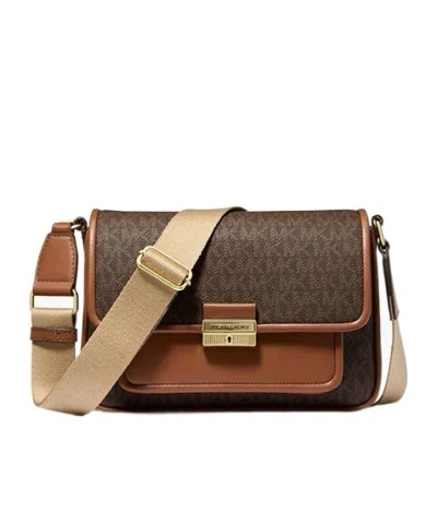 Michael Kors Bradshaw Medium Signature Logo Messenger Bag