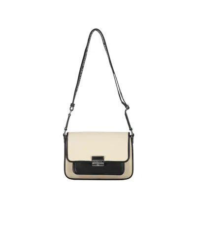 Michael Kors Bradshaw Medium Two-tone Canvas Messenger Bag