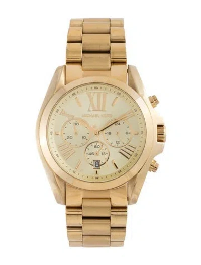 Pre-owned Michael Kors Bradshaw Watch, 43mm In Multicolor