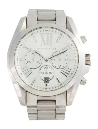 Pre-owned Michael Kors Bradshaw Watch, 45mm In Multicolor