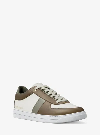 Michael Kors Brady Color-block Leather Sneaker In Multi