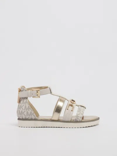 Michael Kors Kids' Brandy Johanne Sandal In Vaniglia-oro