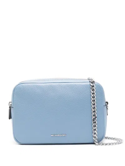 Michael Kors Brayant Md Chain Crossbody In Light Blue