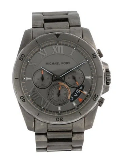 Pre-owned Michael Kors Brecken Watch, 44mm In Multicolor