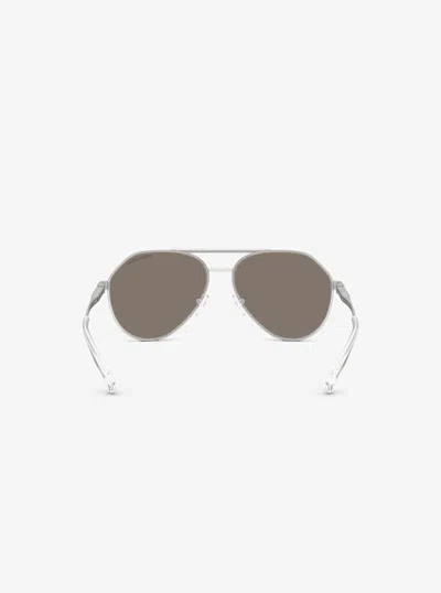 Michael Kors Brentwood Sunglasses In Metallic