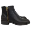 Michael Kors Britt Flat Bootie In Black Leather