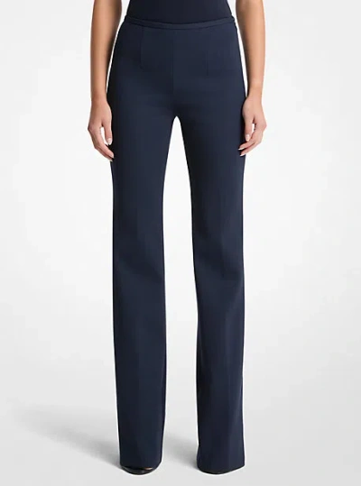 Michael Kors Brooke Flared Pants In Blue