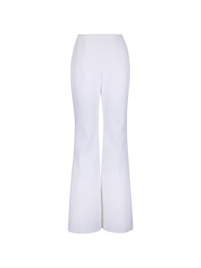 Michael Kors Brooke Flared Trousers In White