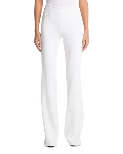 Michael Kors Brooke Straight Full Length Pants In White