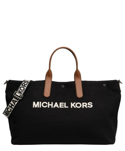 Michael Kors Brooklyn Duffle Bag In Black