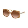 Michael Kors Brown Acetate Sunglasses In Brown