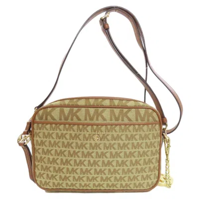 Pre-owned Michael Kors Brown Canvas Shoulder Bag ()