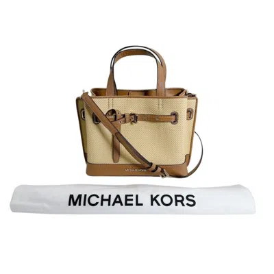 Pre-owned Michael Kors Brown Elastane Handbag Shoulder Bag ()