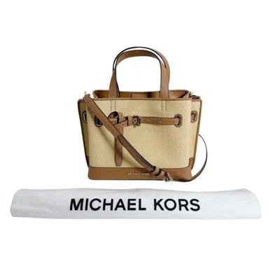 Pre-owned Michael Kors Brown Elastane Handbag Shoulder Bag ()