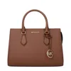 Michael Kors Brown Leather Handbag In Brown