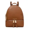 Michael Kors Brown Grained Leather Bags In Brown