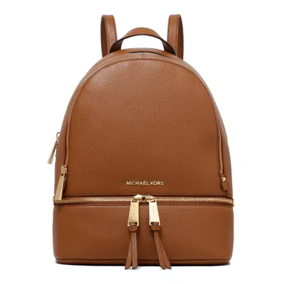 Michael Kors Brown Grained Leather Bags