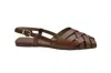 Michael Kors Brown Laced Shoes With Crisscross Straps In Brown