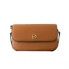 Michael Kors Brown Leather Crossbody Bag In Brown