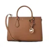 Michael Kors Brown Leather Handbag In Brown