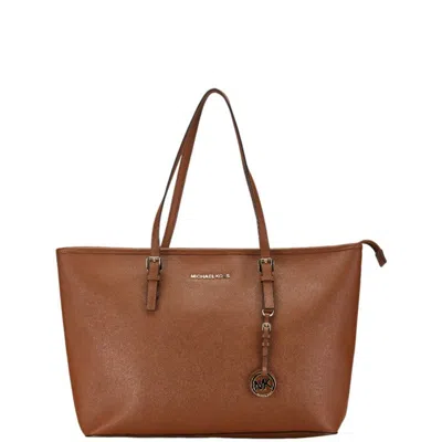Pre-owned Michael Kors Brown Leather Handbag Tote Bag ()