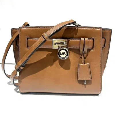 Pre-owned Michael Kors Brown Leather Shoulder Bag ()