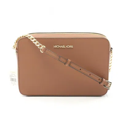 Pre-owned Michael Kors Brown Leather Shoulder Bag Sling Bag ()