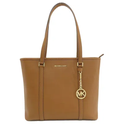 Pre-owned Michael Kors Brown Leather Tote Bag ()
